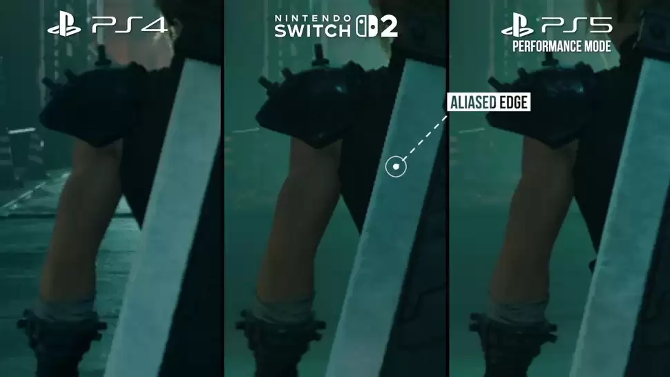 深入分析《最终幻想7 重制版》 Switch 2 版画质:DLSS 加持,接近 PS5、XSX 版本