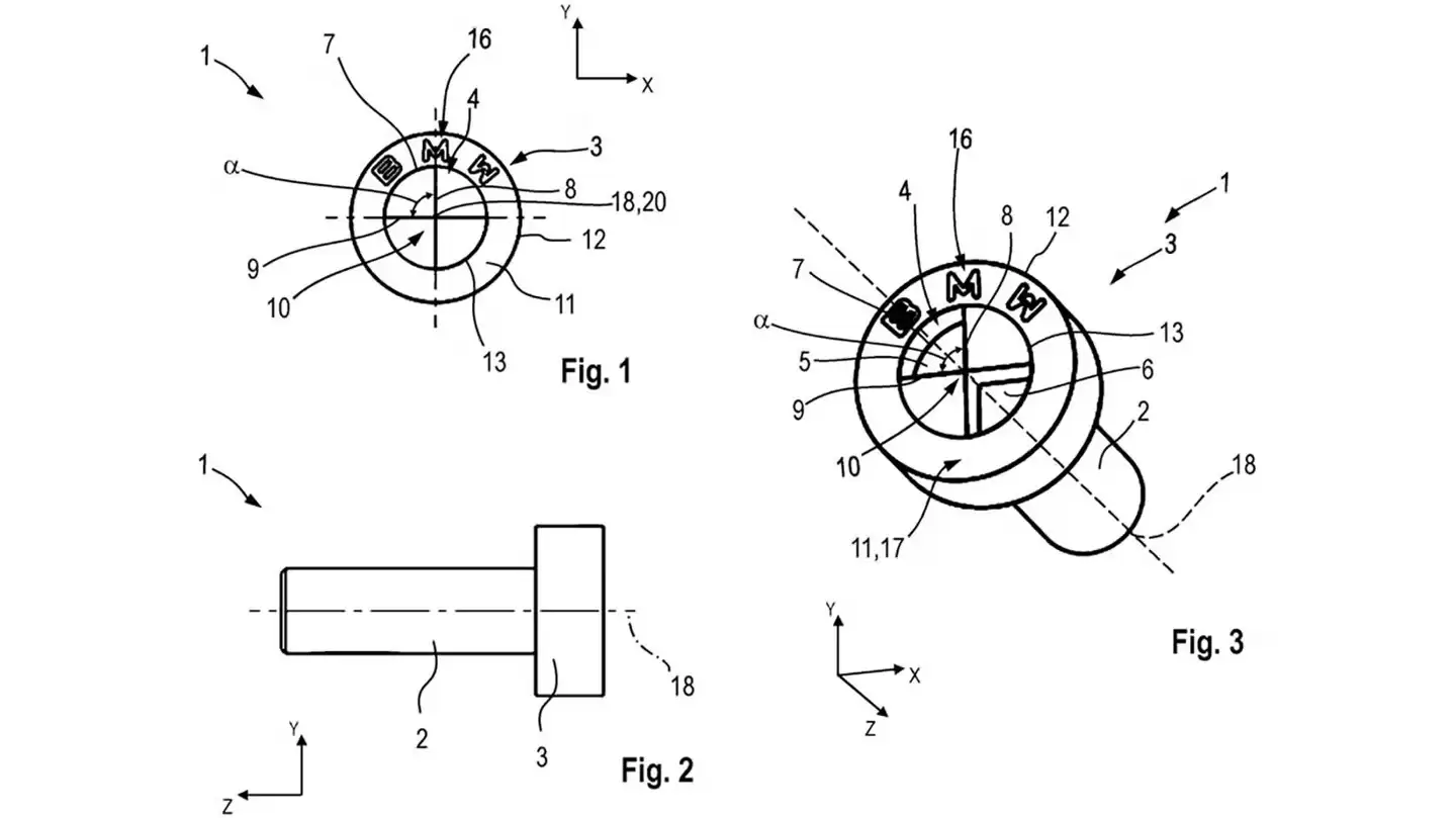 宝马申请蓝天白云防篡改螺丝专利