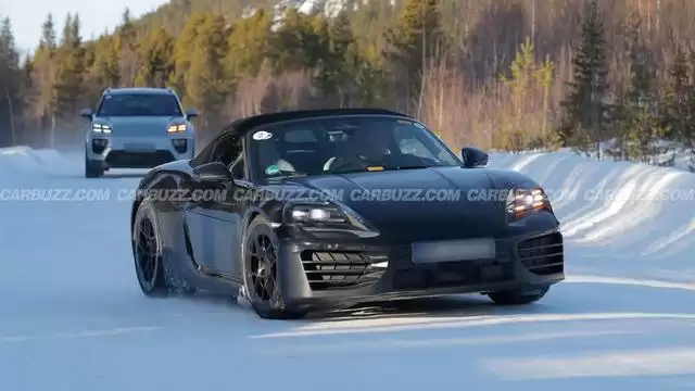 保时捷718纯电版被拍到开启第四轮冬测，研发周期破纪录