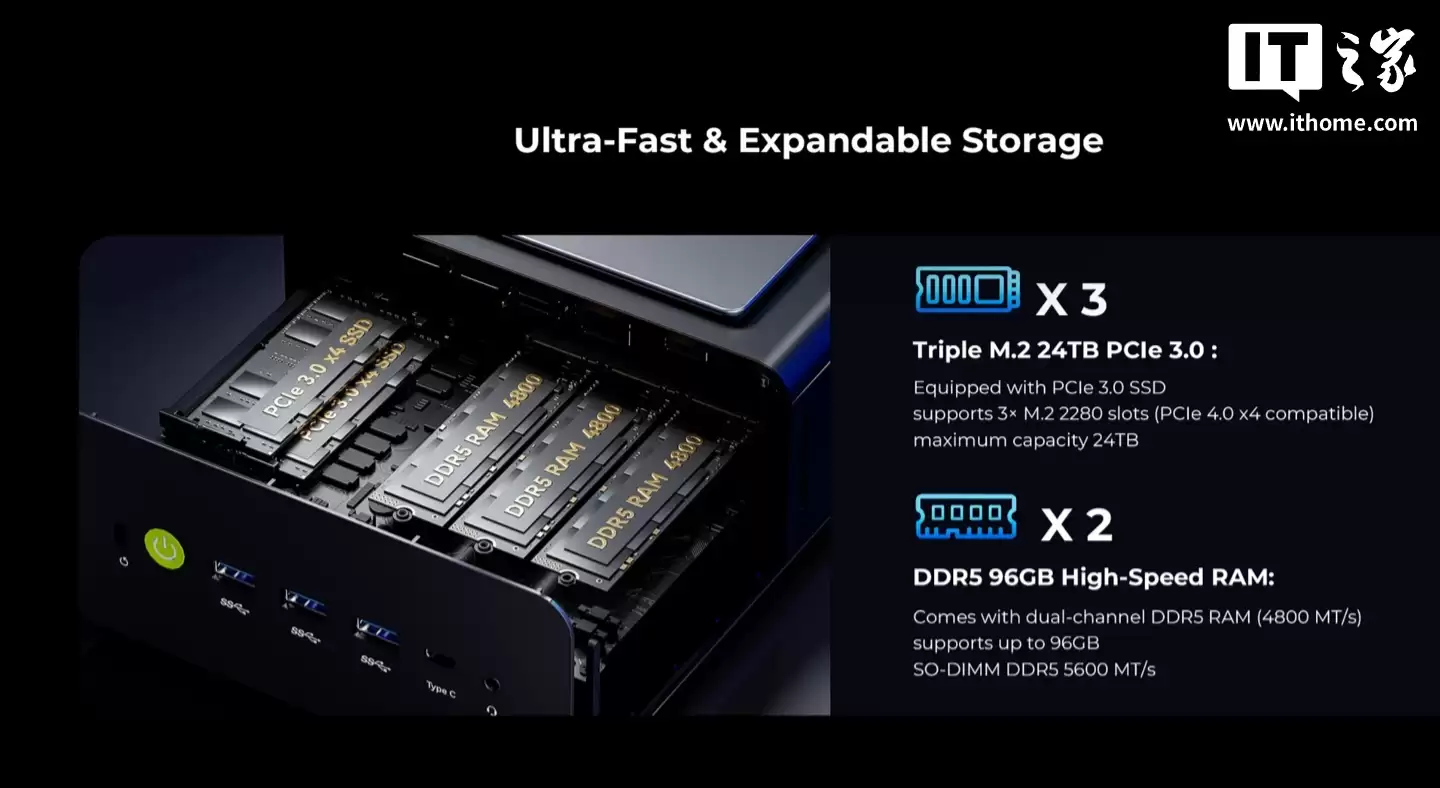 极摩客 NucBox K15 迷你主机发布:酷睿 Ultra 5 125U 处理器、双 2.5G 网口,支持 OCuLink 外接显卡