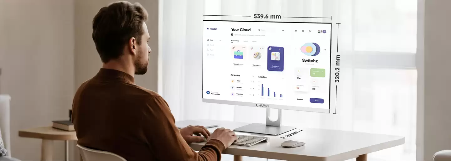 驰为推出Unitech 24一体机:可选英特尔N150/AMD锐龙5 6600H CPU,配备弹出式摄像头