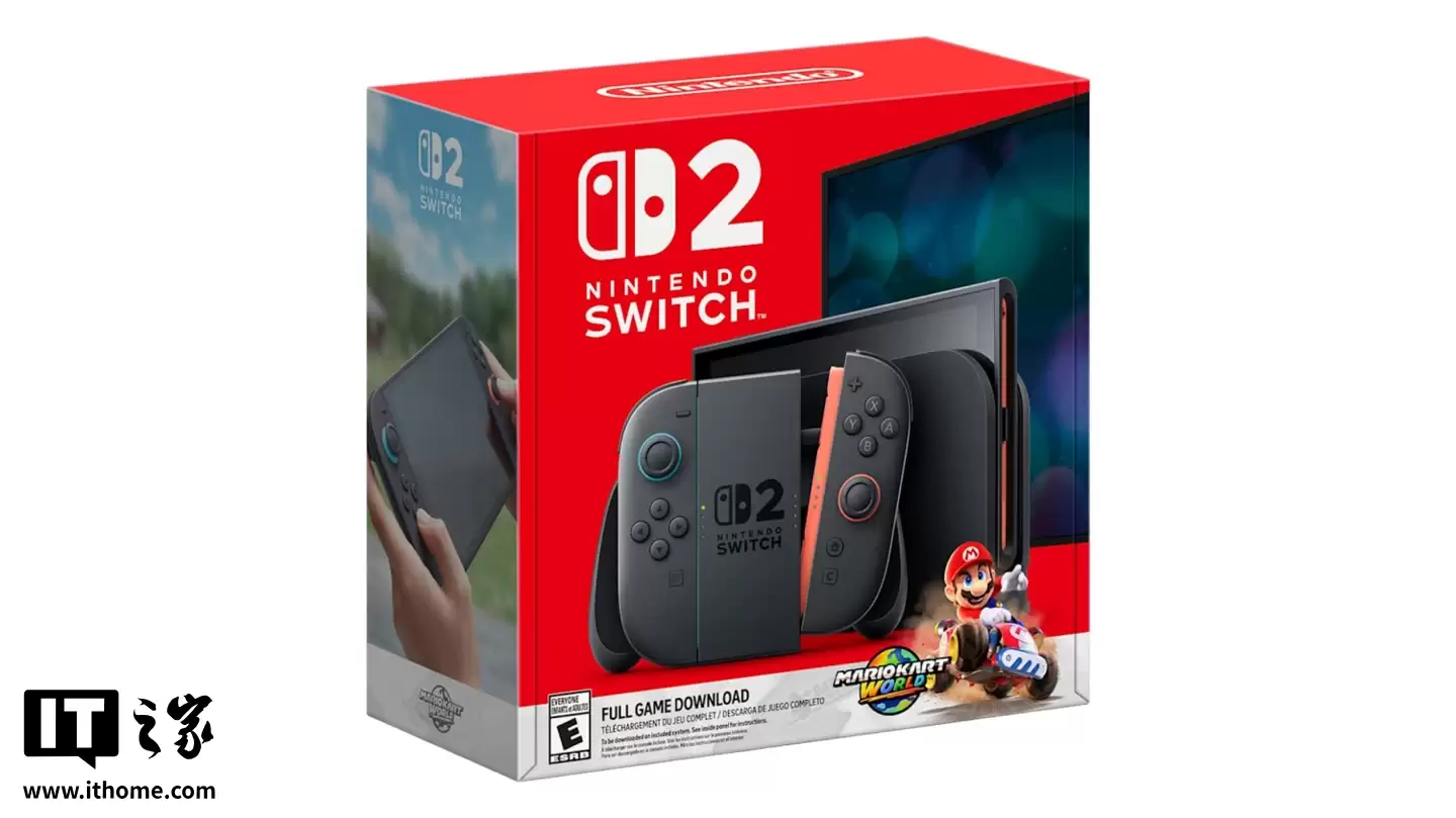 消息称任天堂 Switch 2《马力欧卡丁车世界》套装停产，不再补货