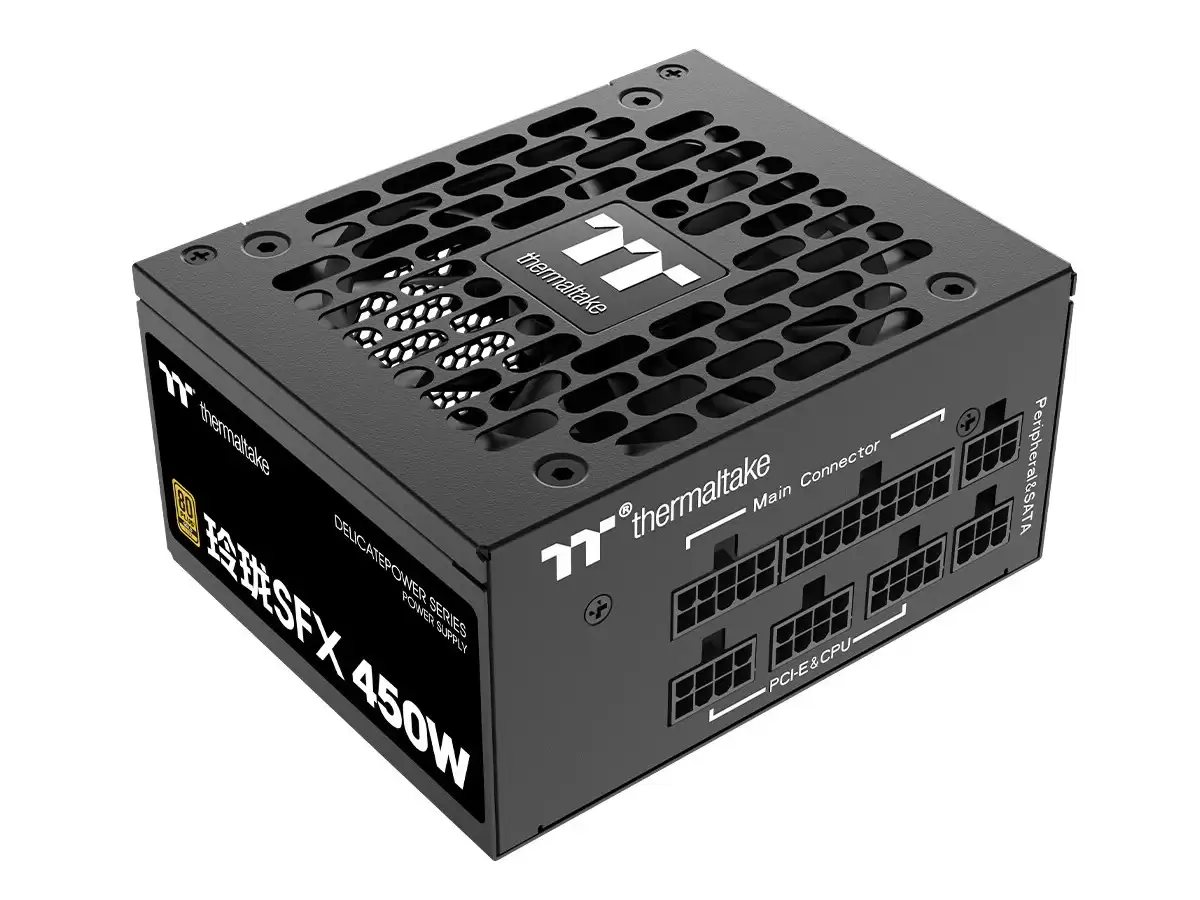 Thermaltake 曜越上架玲珑 SFX 450W 电源，349 / 369 元