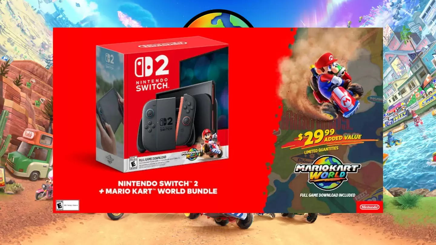 消息称任天堂 Switch 2《马力欧卡丁车世界》套装停产，不再补货