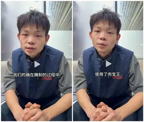 烤鸡少年承认用“肉宝王”调味：以后不再用争议调料