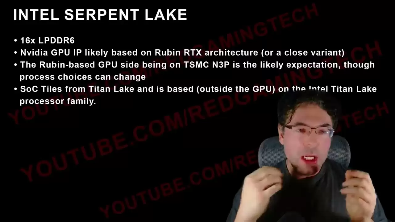 英特尔和英伟达合作处理器 Serpent Lake 曝光：16x LPDDR6、Rubin RTX 架构、台积电 N3P 工艺