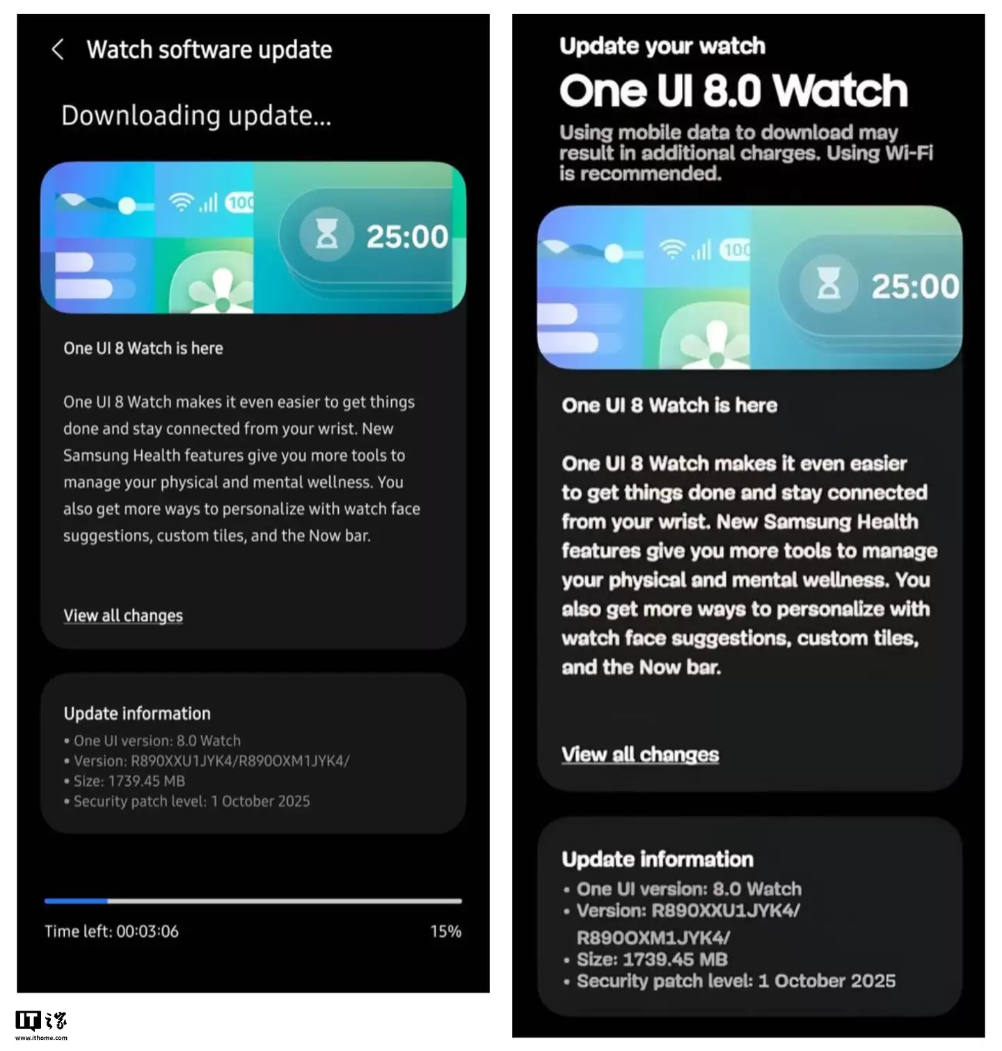 三星 Galaxy Watch 4 / Classic 智能手表全球版本获 One UI 8 更新,或为系列机型最后一次重大升级