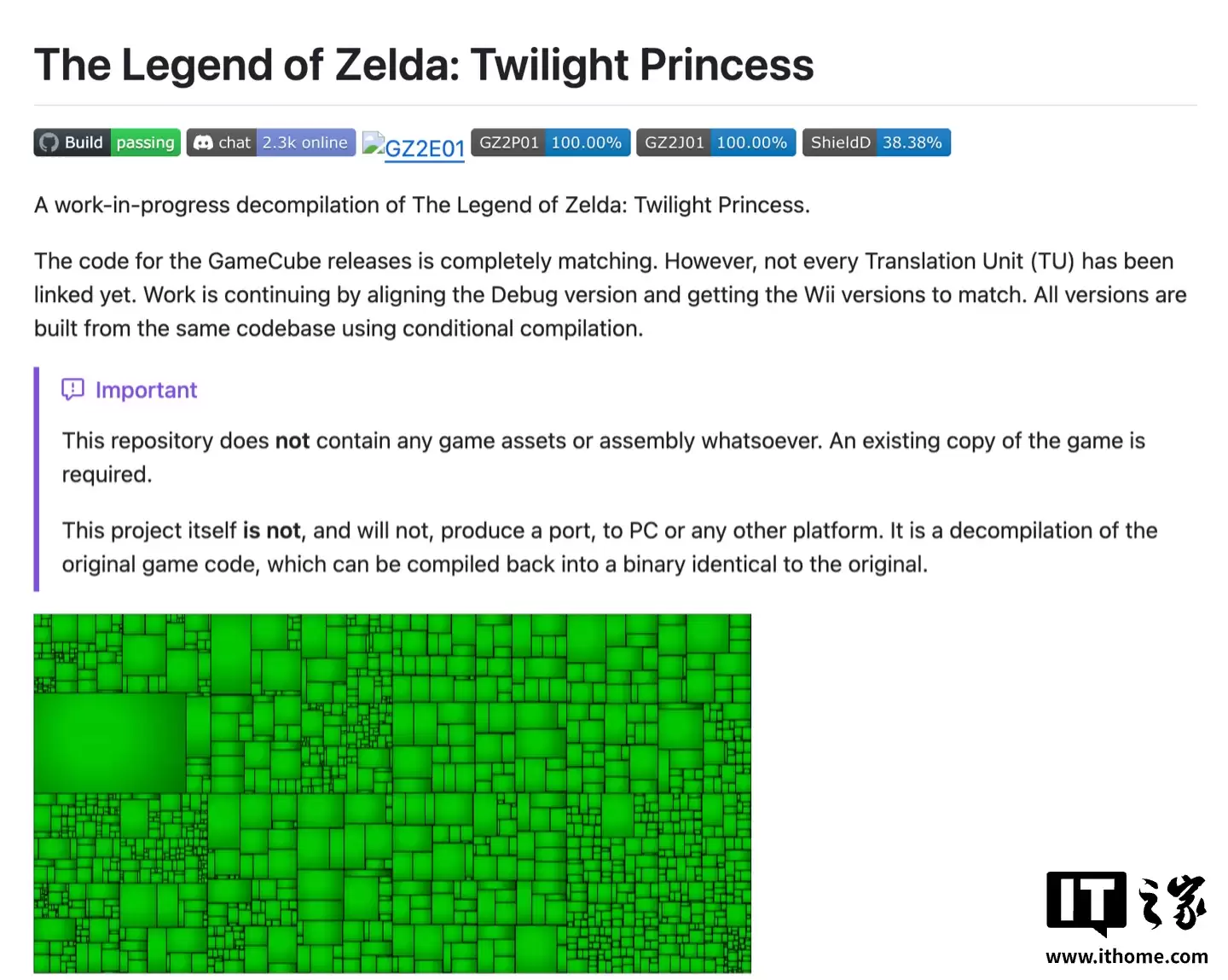 第三方团队历时五年成功反编译任天堂《塞尔达传说：黄昏公主》，为原生 PC 版游戏开发铺路