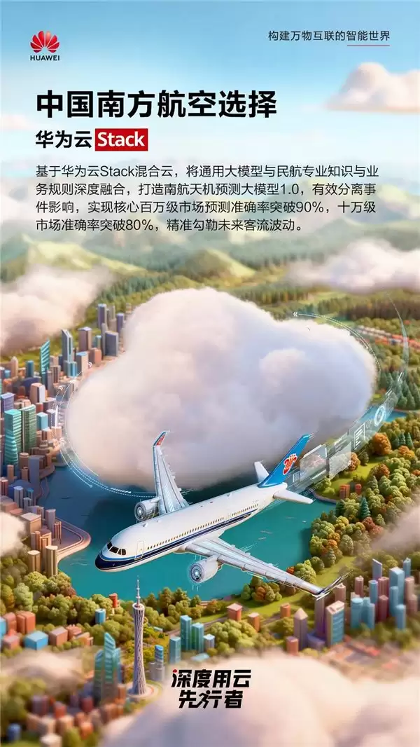 南航 & 华为云 Stack：AI“看准”客流趋势