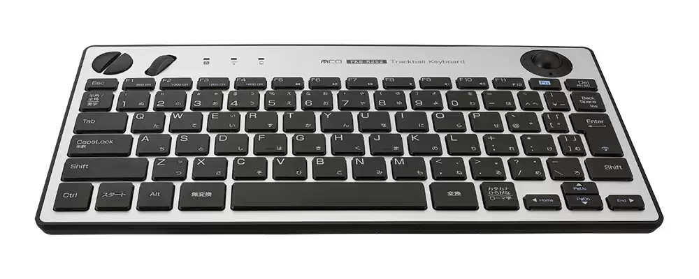日本企业中林推出综合性输入设备:剪刀脚键盘上方集成轨迹球鼠标