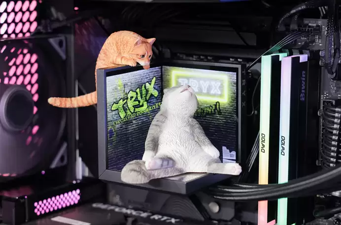 TRYX 创氪星系推出 STAGE 影域 360 ARGB 舞台式 AIO 水冷，搭载双 4 英寸冷头屏