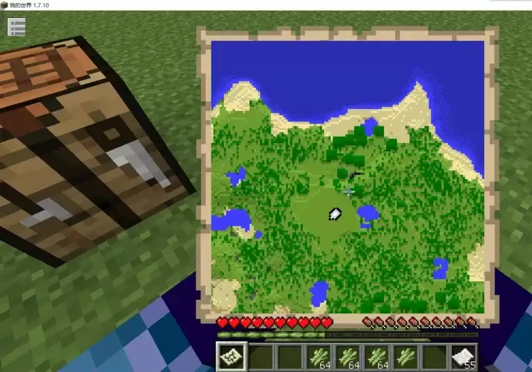 我的世界地图怎么合成大地图2026