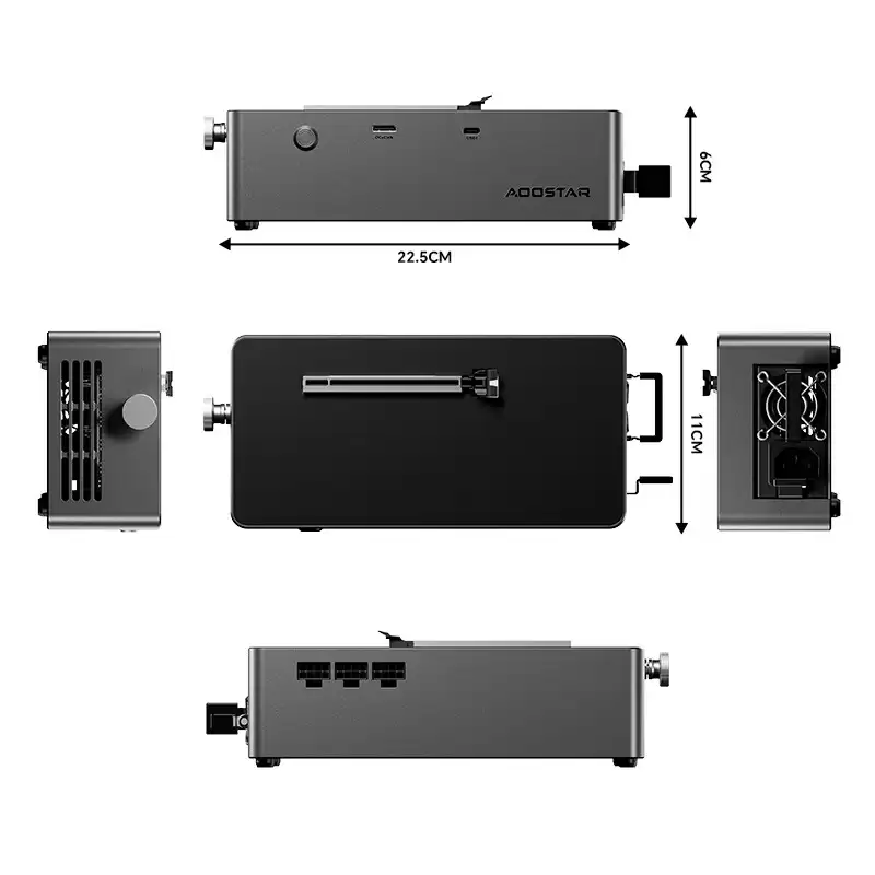 天钡 AG03 显卡坞上市:内置 800W 电源,雷电 5 上下行 + OCuLink