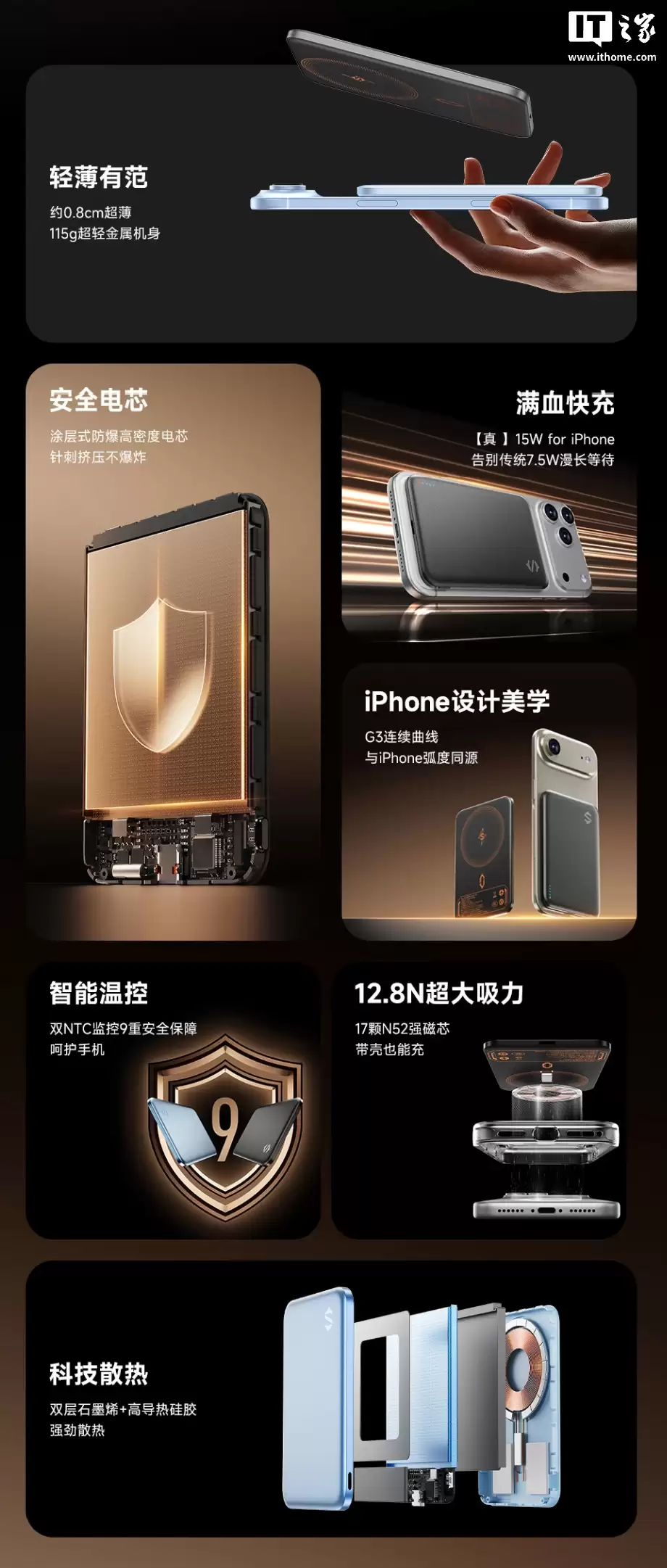 黑鲨刀锋 3 超薄磁吸充电宝首销：15W 无线充 / 20W 有线充，239 元