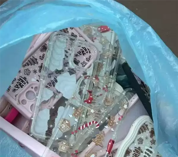 空地处现大量全新手机壳：全新未拆封 有人一次捡50个