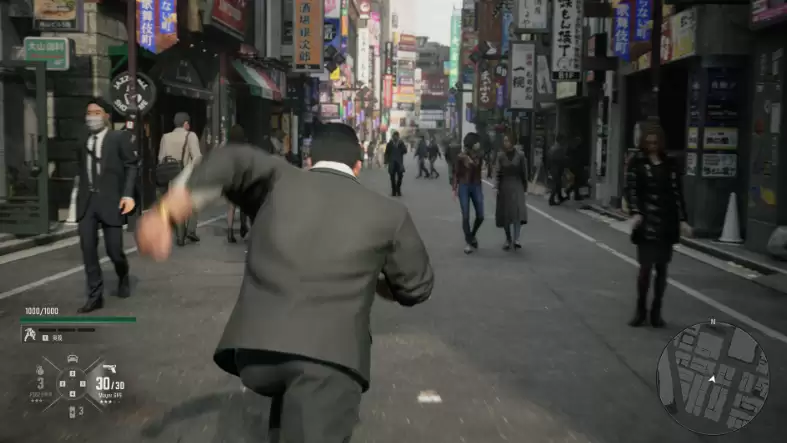 名越稔洋工作室黑道主题大作《龙帮》实机画面公布,满屏《人中龙》味