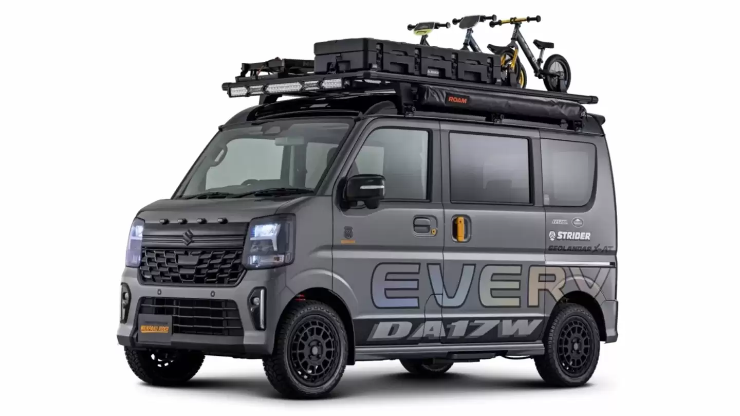 铃木连发 5 款概念车:户外摄影师专用小车、《怪物猎人:荒野》主题吉姆尼等