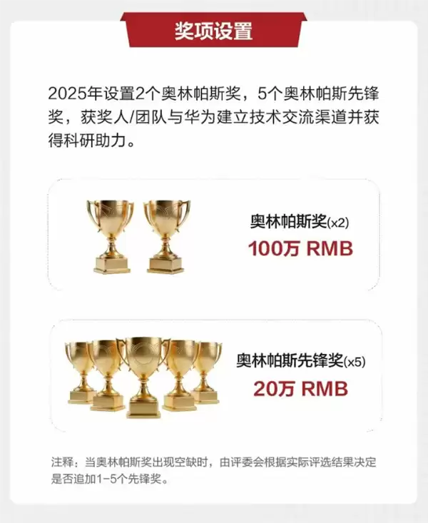 华为全球征集！悬赏300万元解决这两大技术难题