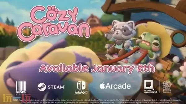 冒险游戏《Cozy Caravan》1月8日结束抢先体验推出正式版