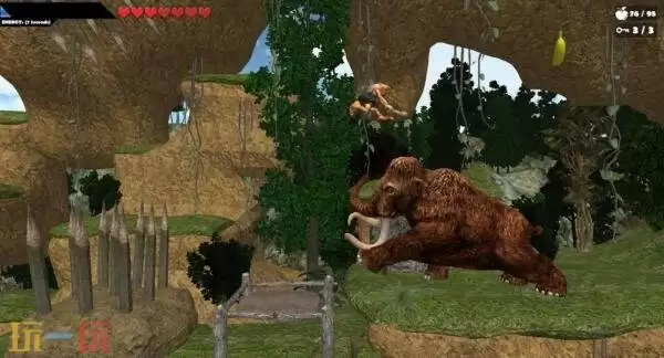 Steam喜加一:复古平台冒险《穴居人世界:联合加纳之山》免费领