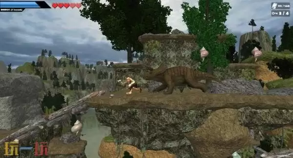 Steam喜加一:复古平台冒险《穴居人世界:联合加纳之山》免费领