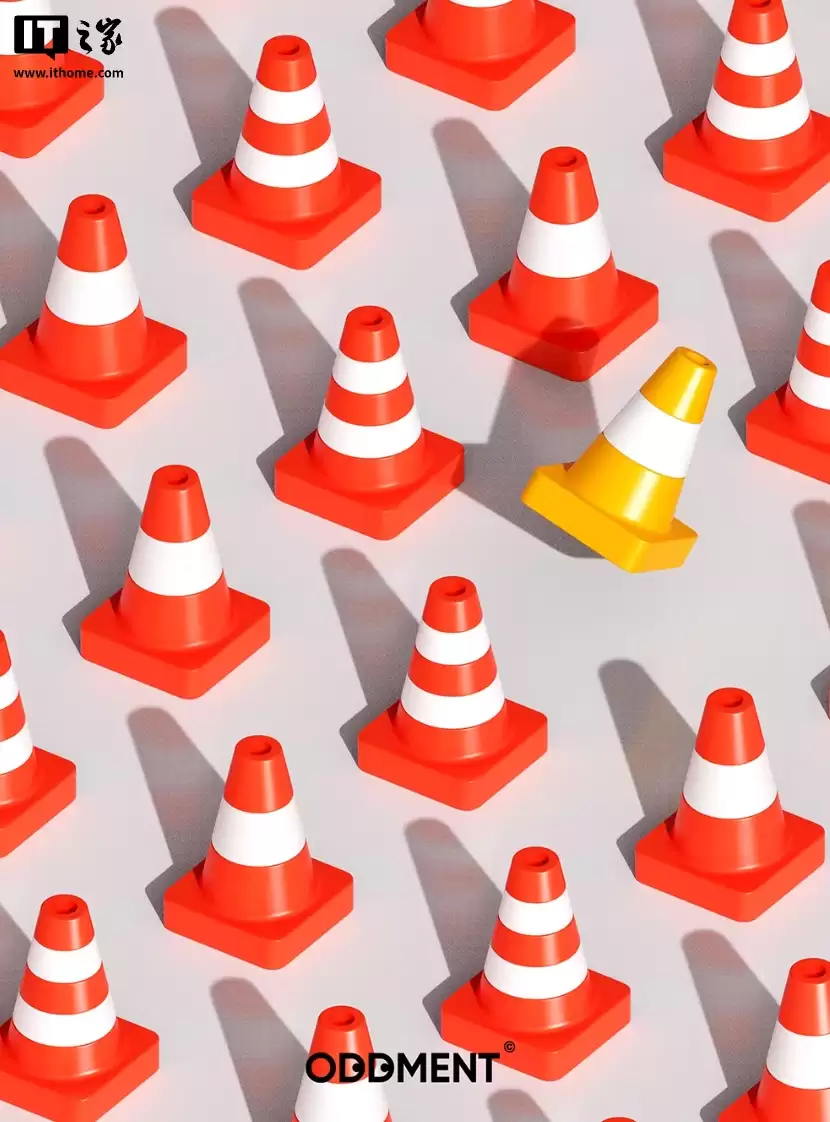 ODDMENT 推出路障系列机械键盘键帽，提供石墩墩、减速带、水马等造型