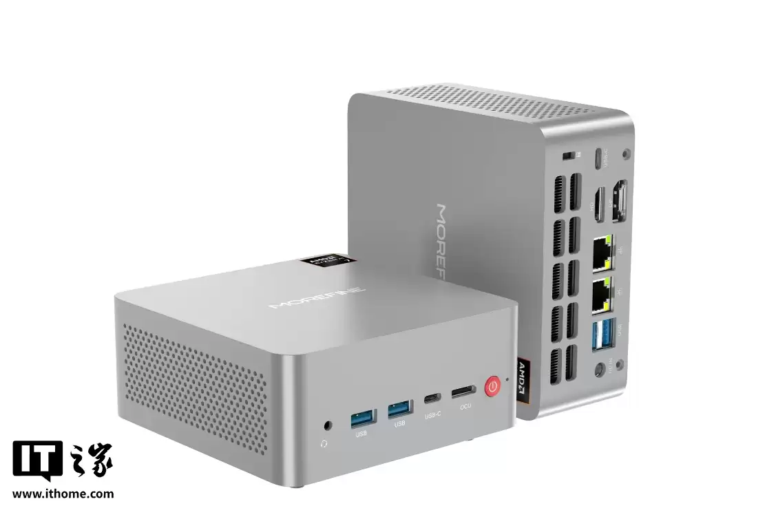 MOREFINE 摩方推出 M900 迷你主机:前置 OCuLink、USB 4 接口,可选锐龙 7 H 255/AI 7 350/AI 5 340 处理器