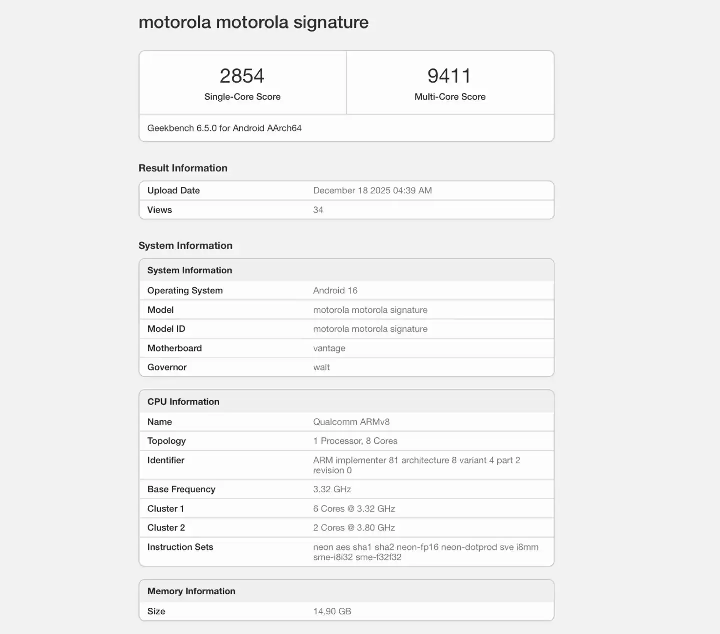 摩托罗拉预热 Signature（Edge 70 Ultra）手机，有望配备高通骁龙 8 Gen 5 芯片、首搭手写笔