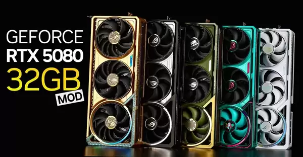 RTX 5080爆改32GB显存！谁还等24GB SUPER