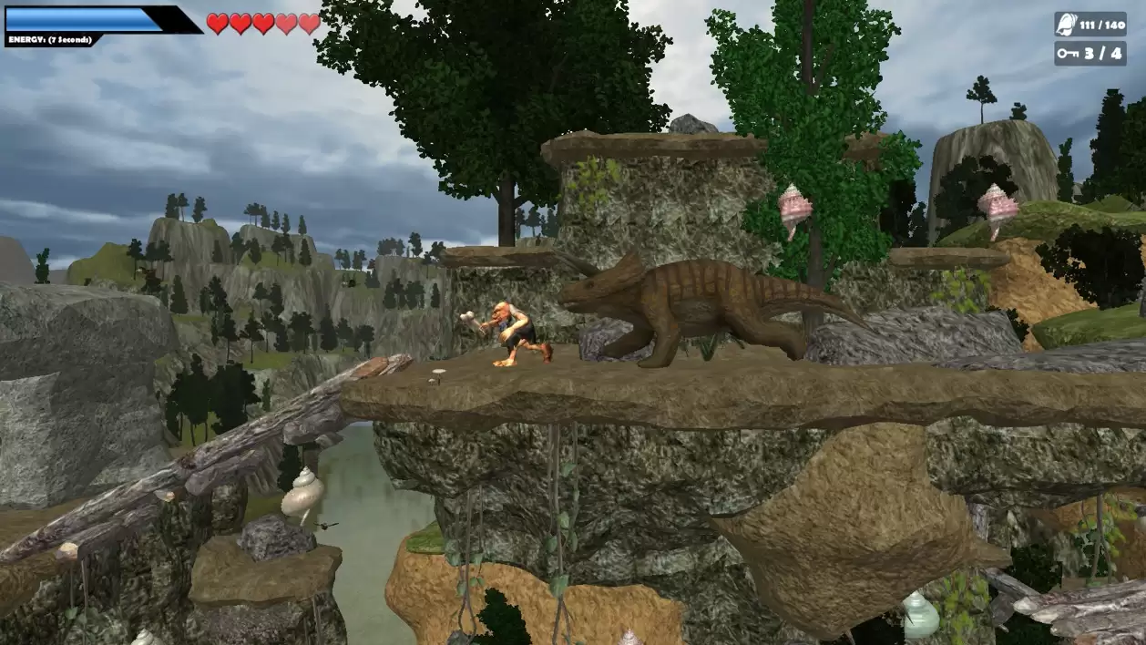 Steam 喜加一：原价 11 元横版闯关游戏《Caveman World：Mountains of Unga Boonga》免费领