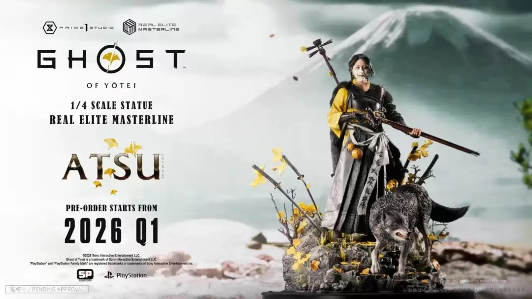 Prime1发布羊蹄山之魂女主角绫1/4雕像