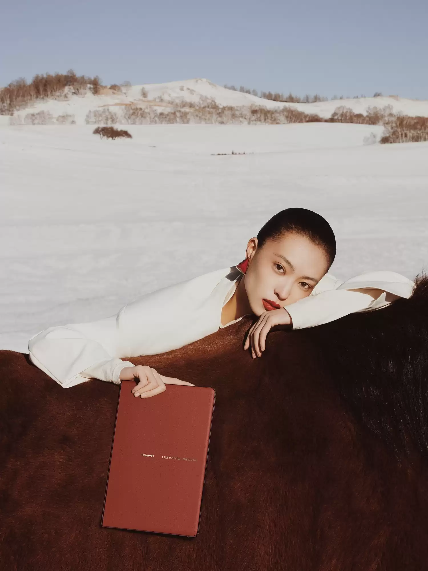 瑞红映雪，科技成诗：华为MateBook Fold非凡大师年末美学与实力双绝