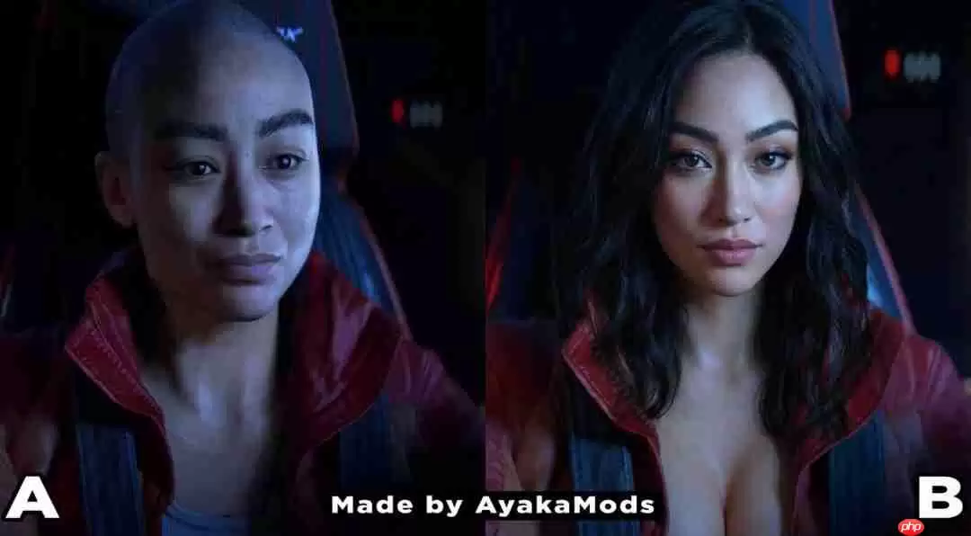 《星际：异端先知》光头女主被网友改成性感美女