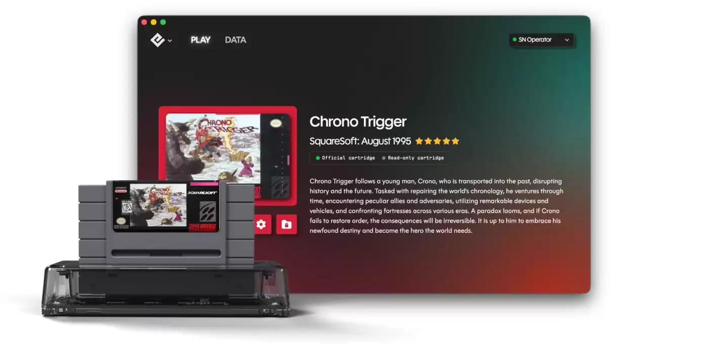 Epilogue SN Operator 烧录器现身:专为任天堂 SFC(超任)实体卡带收藏家打造,可直连电脑