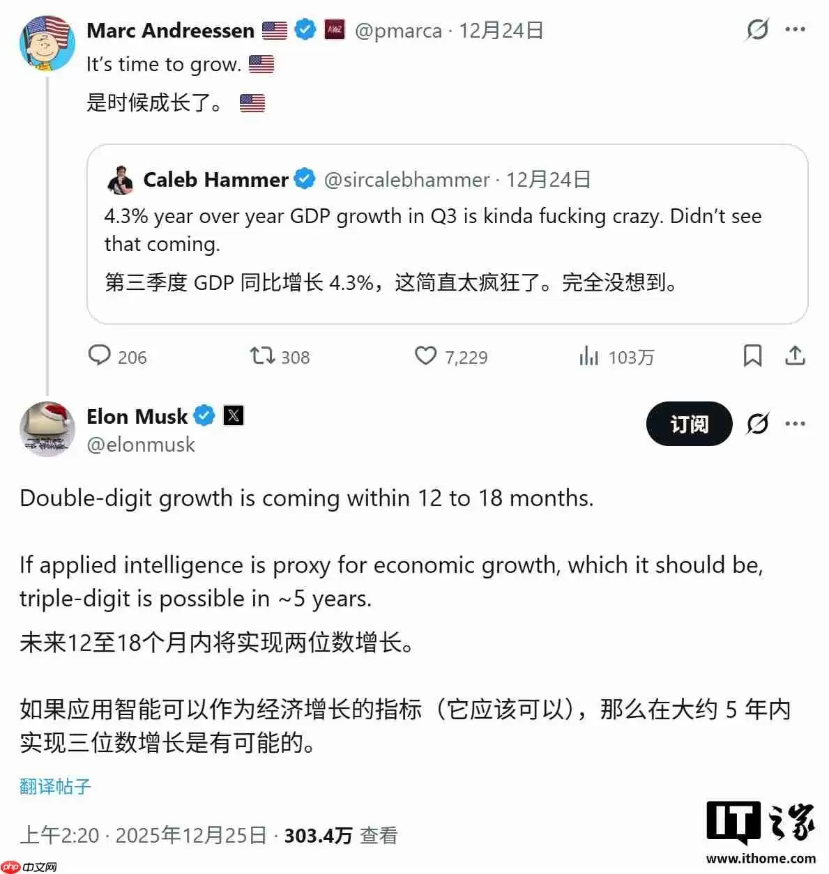 马斯克预测：AI 和机器人将彻底消除贫困与饥饿，工作是“可选项”