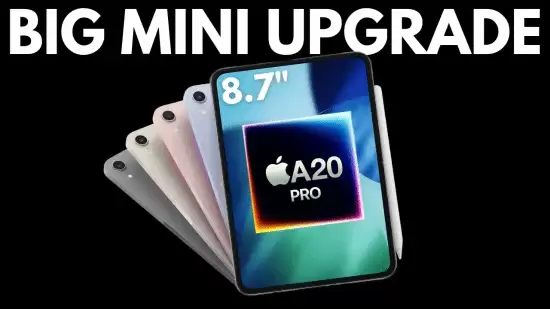 iPad mini 8曝光:OLED屏+A20 Pro芯片,2026年秋季发布