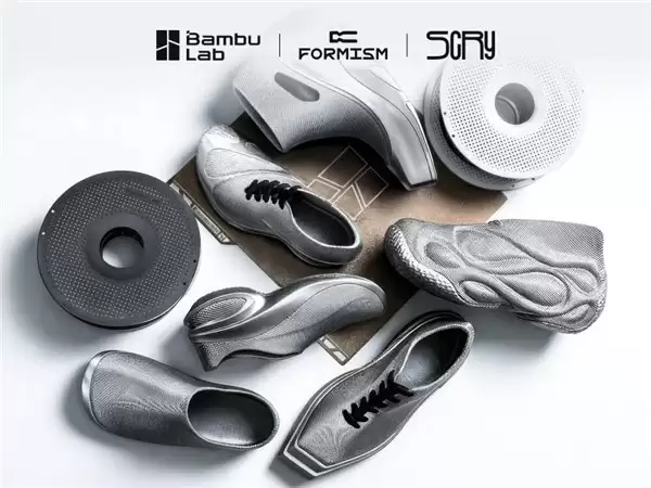 拓竹联合顶尖鞋履设计品牌 SCRY 让 3D 打印潮流鞋履进入寻常百姓家