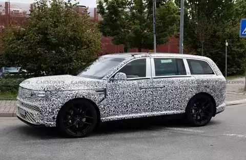 捷尼赛思GV90内饰曝光:无B柱旗舰SUV重塑豪华标杆