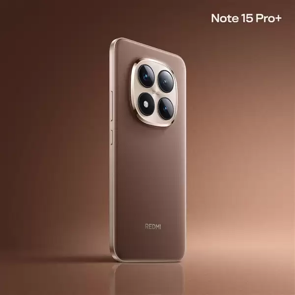 同级罕见等深微曲+龙晶玻璃！REDMI Note 15 Pro+新春版摩卡棕公布