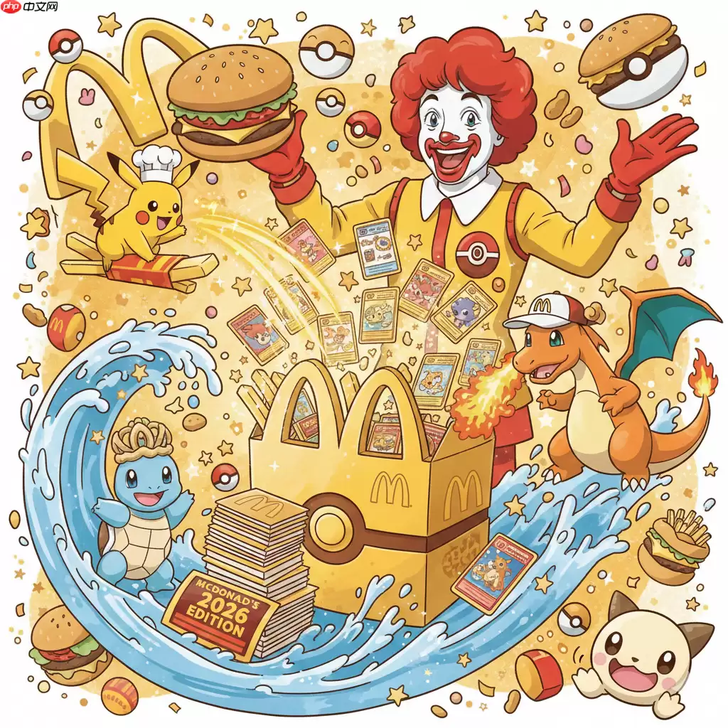 欢庆辉煌30载！《宝可梦》集换式卡牌麦当劳周年限定包2026上市