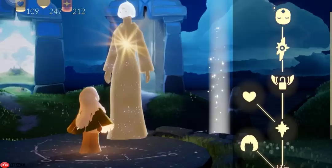 光遇矮人面具水中站立技巧全解析