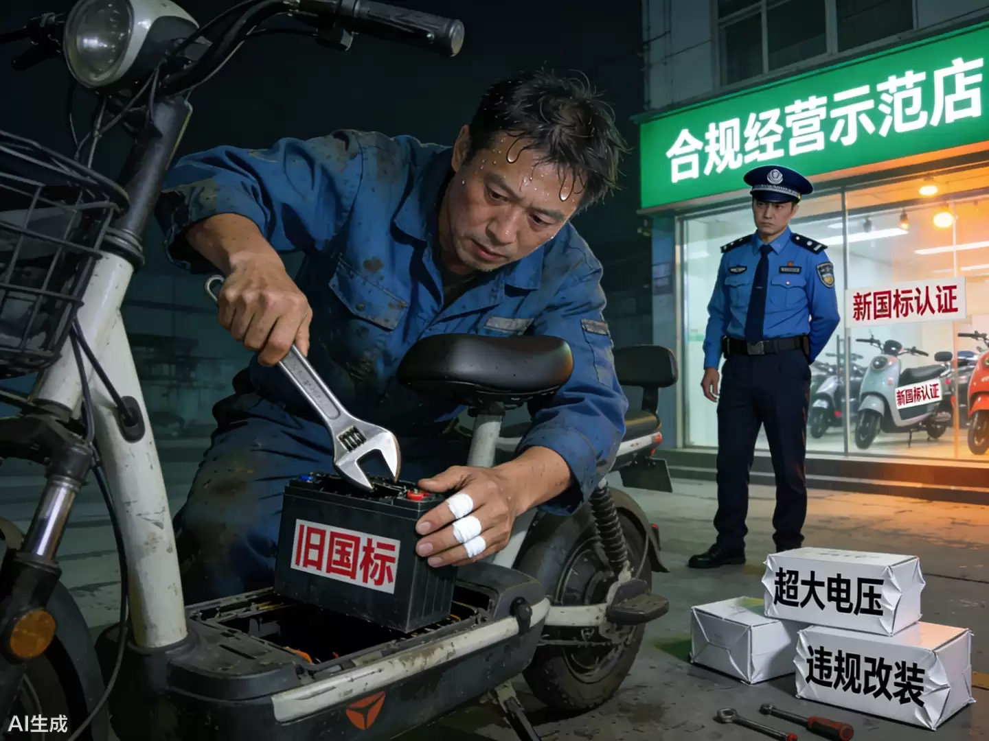 北京警方严打违规改装销售不合格电动自行车等违法犯罪，21 人被采取刑事强制措施