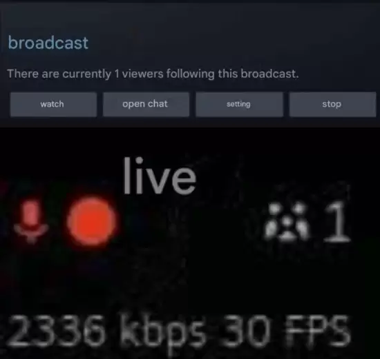 Steam直播误开引尴尬:1人观看是自己还是好友?