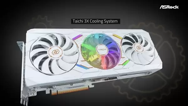 华擎官方确认！RX 9070 XT太极白色版CES发布：自带LCD屏