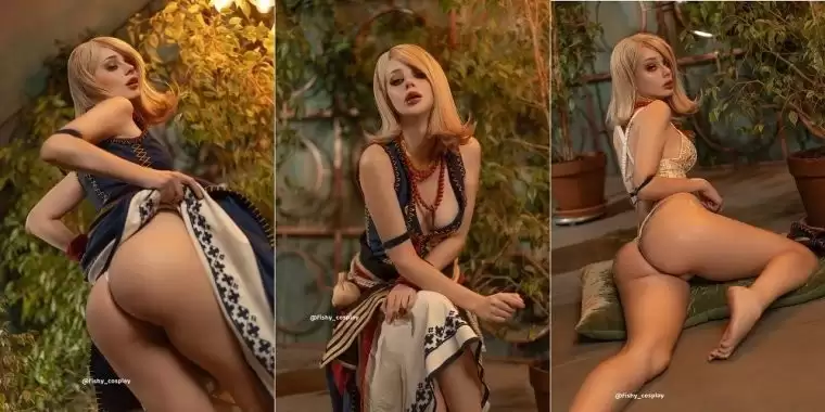 Daria Fishy Kravets化身巫师3凯拉·梅兹引热议