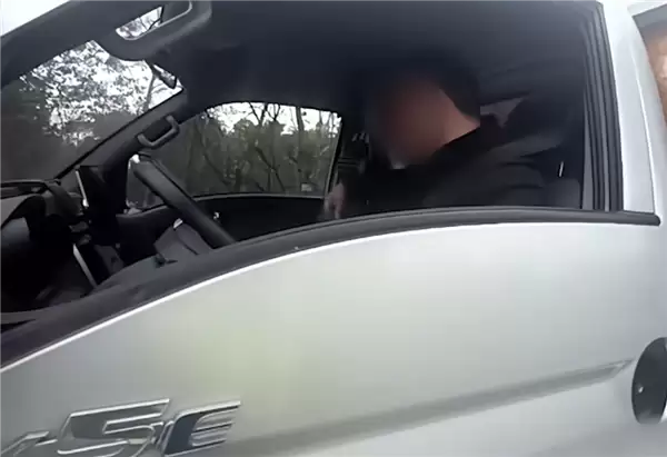 货车司机游戏瘾犯了 高速应急车道直接停车开玩:警笛都叫不醒