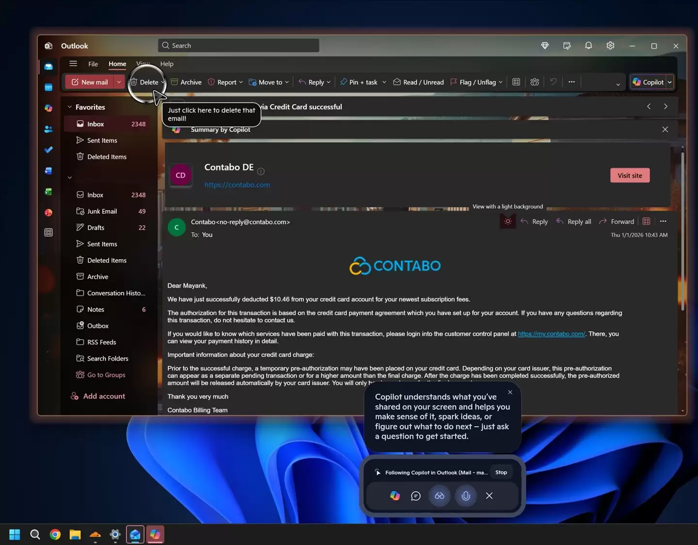 微软 Win11“Copilot 共享”上线,AI 助手可看屏指导但无法操作