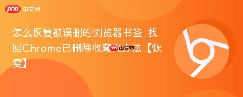 怎么恢复被误删的浏览器书签_找回Chrome已删除收藏夹方法【恢复】