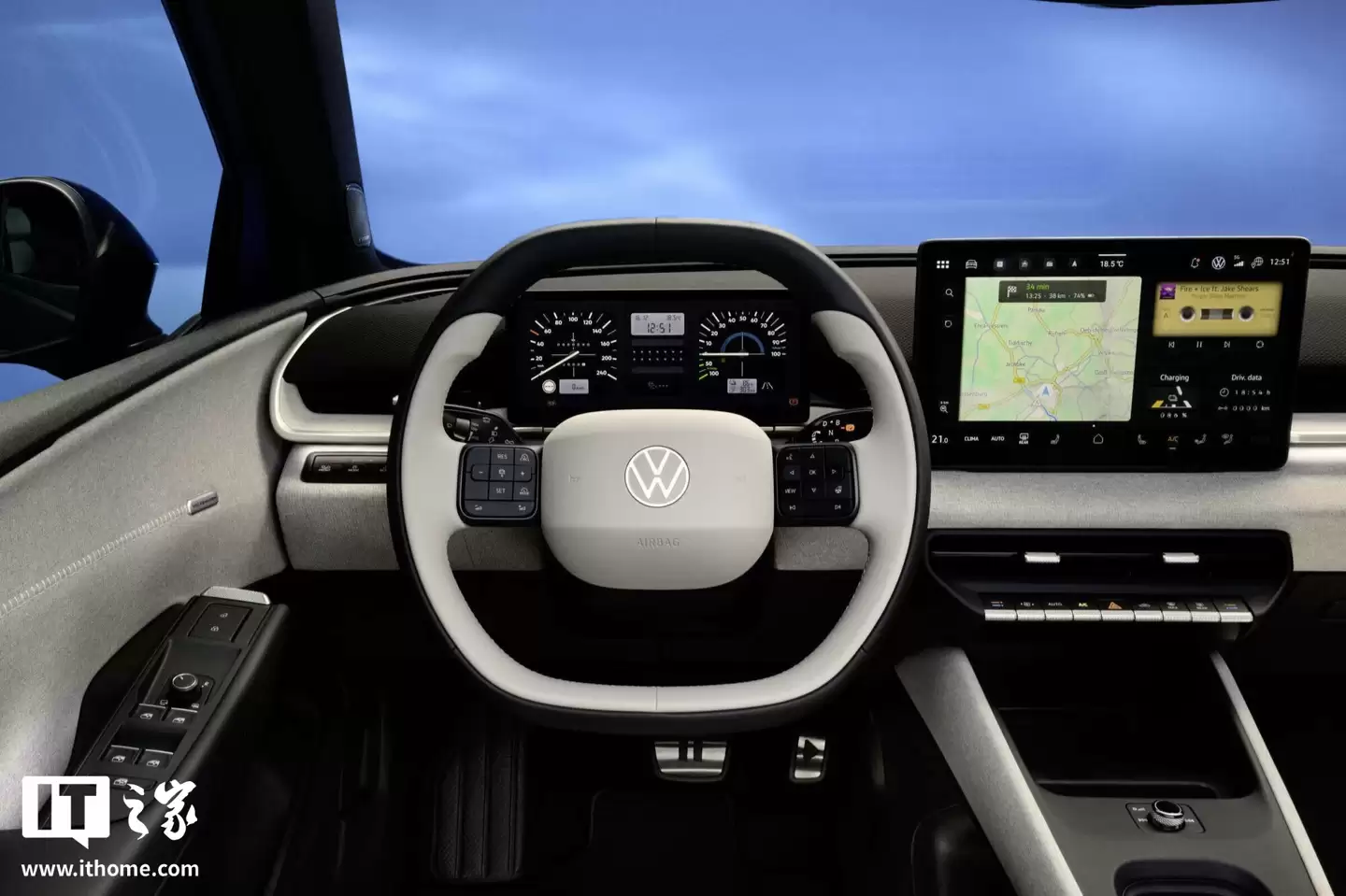 简约复古风格，大众 ID.POLO 内饰官图发布