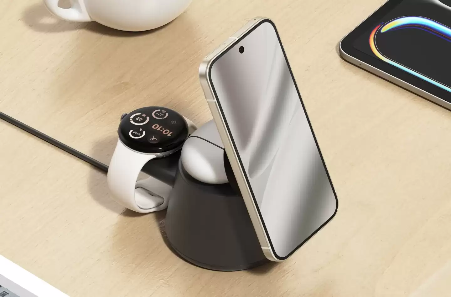 贝尔金推出 UltraCharge 三合一无线充电底座:适配多款手表,不只苹果 Apple Watch